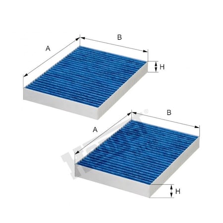 Hengst Bluecare Cabin Filter, E2919Lb-2 E2919LB-2